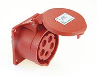SIROX CEE-ABD 16A, 5p.6h, 400V, IP44 rot, ger,SIROX,FL70x70,LM56x56 603.156 CEE-opbouwdoos 16 A 400 V 1 stuk(s) - thumbnail