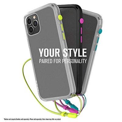 Catalyst Colored Lanyard & Buttons Neon Orange