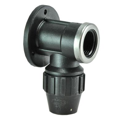 Tyleenkoppeling muurplaat 16 mm x 1/2" binnendraad