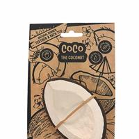 Coco de kokosnoot bijtspeeltje - OLI & CAROL bruin - thumbnail