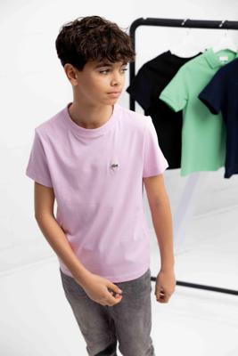 Lacoste Small Logo T-Shirt Kids Roze - Maat 128 - Kleur: Roze | Soccerfanshop Lacoste Small Logo T-Shirt Kids Roze - Maat 128 - Kleur: Roze | Soccerfanshop