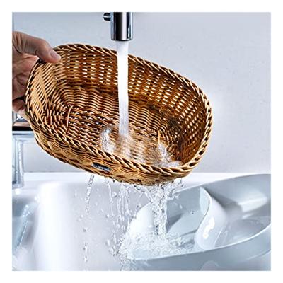 Westmark Broodmand Rieten Look Rechthoek 31x21x9 cm Beige/Kunststof