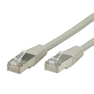 VALUE Patchkabel Cat.6 (Class E) S/FTP (PiMF), grijs, 0,5 m