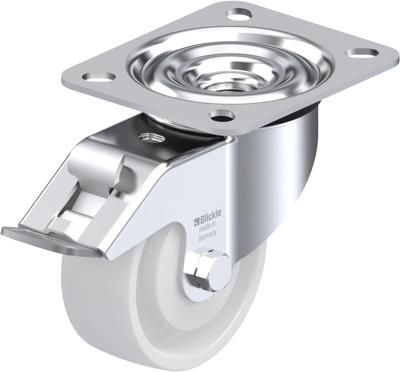Blickle LE-PO 80KA-FI Zwenkwiel met rem Wieldiameter: 80 mm Draagvermogen (max.): 150 kg 1 stuk(s) Blickle LE-PO 80KA-FI Zwenkwiel met rem Wieldiameter: 80 mm Draagvermogen (max.): 150 kg 1 stuk(s)