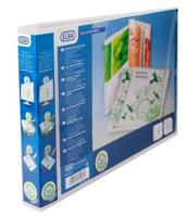 Presentatieringband Oxford Polyvision Maxi A3 dwars 4-rings D-mech 30mm transparant - thumbnail