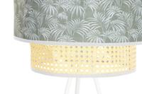 Vloerlamp DKD Home Decor Metaal Polyester Wit Groen 220 V 50 W (40 x 40 x 129 cm) - thumbnail