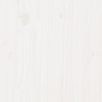 Bedframe zonder matras massief grenenhout wit 120x200 cm - thumbnail