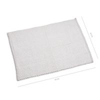 Wicotex anti-slip badmat braid 60x90 cm wit - thumbnail