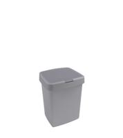 Sunware Delta prullenbak klep 10L grijs - thumbnail
