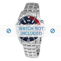 Jacques Lemans horlogeband 1-1907ZF Staal Zilver - thumbnail