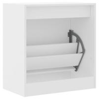 Schoenenkast 60x34x63,5 cm bewerkt hout wit - thumbnail