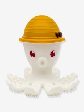 Bijtring Bonnie de octopus Baby to love safraangeel