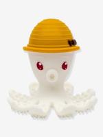 Bijtring Bonnie de octopus Baby to love safraangeel - thumbnail