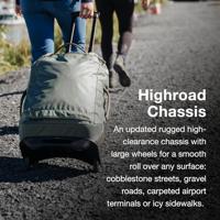 Osprey Transporter Whld Duffel 40 Trolleytas Raven Black/Black 40L - thumbnail