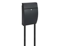 Brievenbuspalen tbv Practo Garden brievenbussen - mat zwart - thumbnail