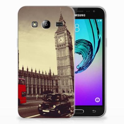 Samsung Galaxy J3 2016 Siliconen Back Cover Londen Samsung Galaxy J3 2016 Siliconen Back Cover Londen