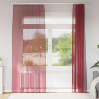 Gordijnen met lussen 2 st 140x245 cm wijnrood - thumbnail