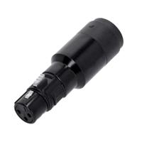 Adam Hall 4 Star A XF3 SM4 XLR female naar 4-polig male speaker verloopplug - thumbnail