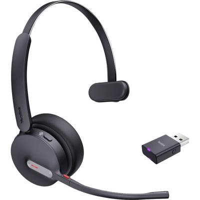 Yealink WH64 Hybrid Mono Teams Headset Draadloos Hoofdband Kantoor/callcenter Micro-USB Bluetooth Zwart