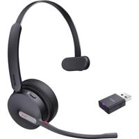 Yealink WH64 Hybrid Mono Teams Headset Draadloos Hoofdband Kantoor/callcenter Micro-USB Bluetooth Zwart - thumbnail