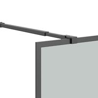 VidaXL Inloopdouchescherm 80x195 cm donker gehard glas - thumbnail