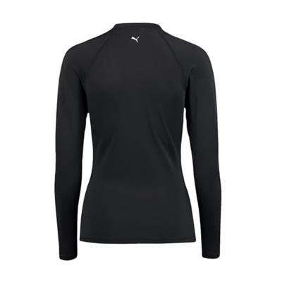 Puma Long Sleeve Rash Guard Dames Zwart-L