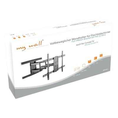 My Wall HP 45 L TV-beugel Voor curved TVs, Uittrekbaar, Kantelbaar, Zwenkbaar, Variabele afstand tot de muur 127,0 cm (50) - 254,0 cm (100) Kantelbaar,