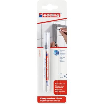 Permanente markeerstift Edding 8850 Boor Zwart (5 Stuks)