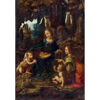 Clementoni legpuzzel kunstwerken madonna in de grot, 1000st.