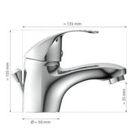 EISL wastafelmengkraan roma chroomkleurig - thumbnail