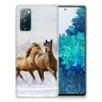 Samsung Galaxy S20 FE | TPU Hoesje | Paarden - thumbnail