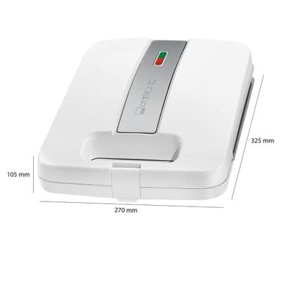 Clatronic ST3629 Sandwich toaster Wit, Zilver