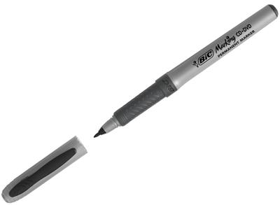 Permanent marker bic intensity uf zwart