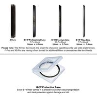 B+W 010 UV-haze- en beschermingsfilter (58mm, T-Pro, Titan-Finish, MRC Nano, 16x veredeld, super slim, Premium) - thumbnail