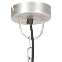 VidaXL Hanglamp industrieel rond 25 w e27 42 cm zilverkleurig - thumbnail