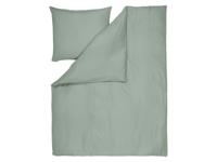 LIVARNO Satijnen dekbedovertrek 140 x 200 cm (Groen) - thumbnail