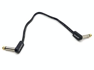 EBS PCF-DL28 Deluxe Flat patchkabel mono-jack haaks 28 cm EBS PCF-DL28 Deluxe Flat patchkabel mono-jack haaks 28 cm