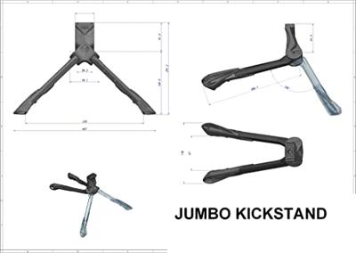 Ursus standaard Jumbo aluminium 28 inch 29 mm zwart - thumbnail