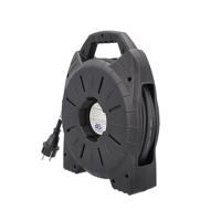 AS Schwabe 16151 Kabelafroller 15 m Zwart Randaarde stekker - thumbnail