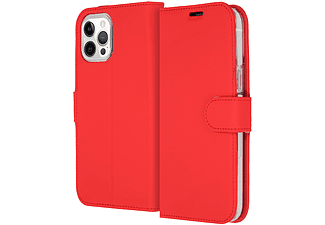 Accezz Wallet Softcase Bookcase iPhone 12 Pro Max Telefoonhoesje Rood