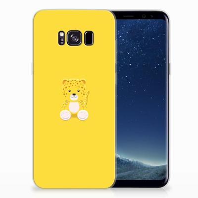 Samsung Galaxy S8 Plus Telefoonhoesje met Naam Baby Leopard