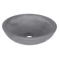 Differnz Ravano waskom beton donkergrijs rond Ø 40 x 12 cm - thumbnail