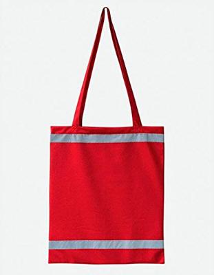 Korntex KX105 Warnsac® Reflective Shopping Bag With Long Handles - Red - approx. 38 x 42 cm