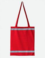 Korntex KX105 Warnsac® Reflective Shopping Bag With Long Handles - Red - approx. 38 x 42 cm - thumbnail