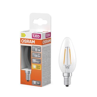 OSRAM HOMELIGHTING 4099854466137 LED-lamp Energielabel D (A - G) E14 1 W Warmwit (Ø x h) 35.00 mm x 35.00 mm 1 stuk(s)