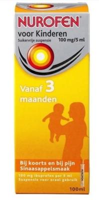 Nurofen Kinderen Suspensie Suikervrij Vanaf 3 Maanden