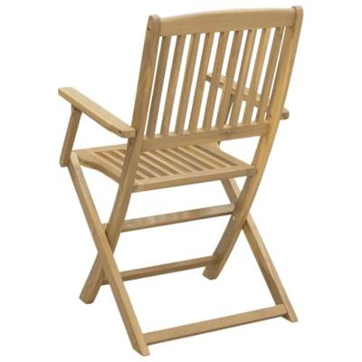 Tuinstoelen 4 st inklapbaar 57,5x54,5x90 cm massief acaciahout - thumbnail