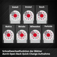 Einhell 708135 XL-PLUS-CASE BiM, HSS Multitool toebehorenset 1 set(s) - thumbnail