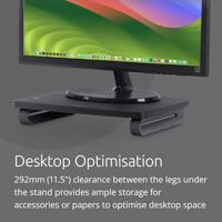 Kensington SmartFit® Monitorvoet 1-voudig 48,3 cm (19) - 61 cm (24) Zwart Staand, In hoogte verstelbaar - thumbnail
