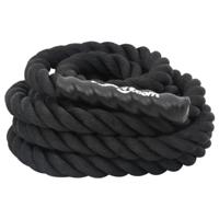 VidaXL Battle rope zwart 6 m 4,5 kg polyester - thumbnail